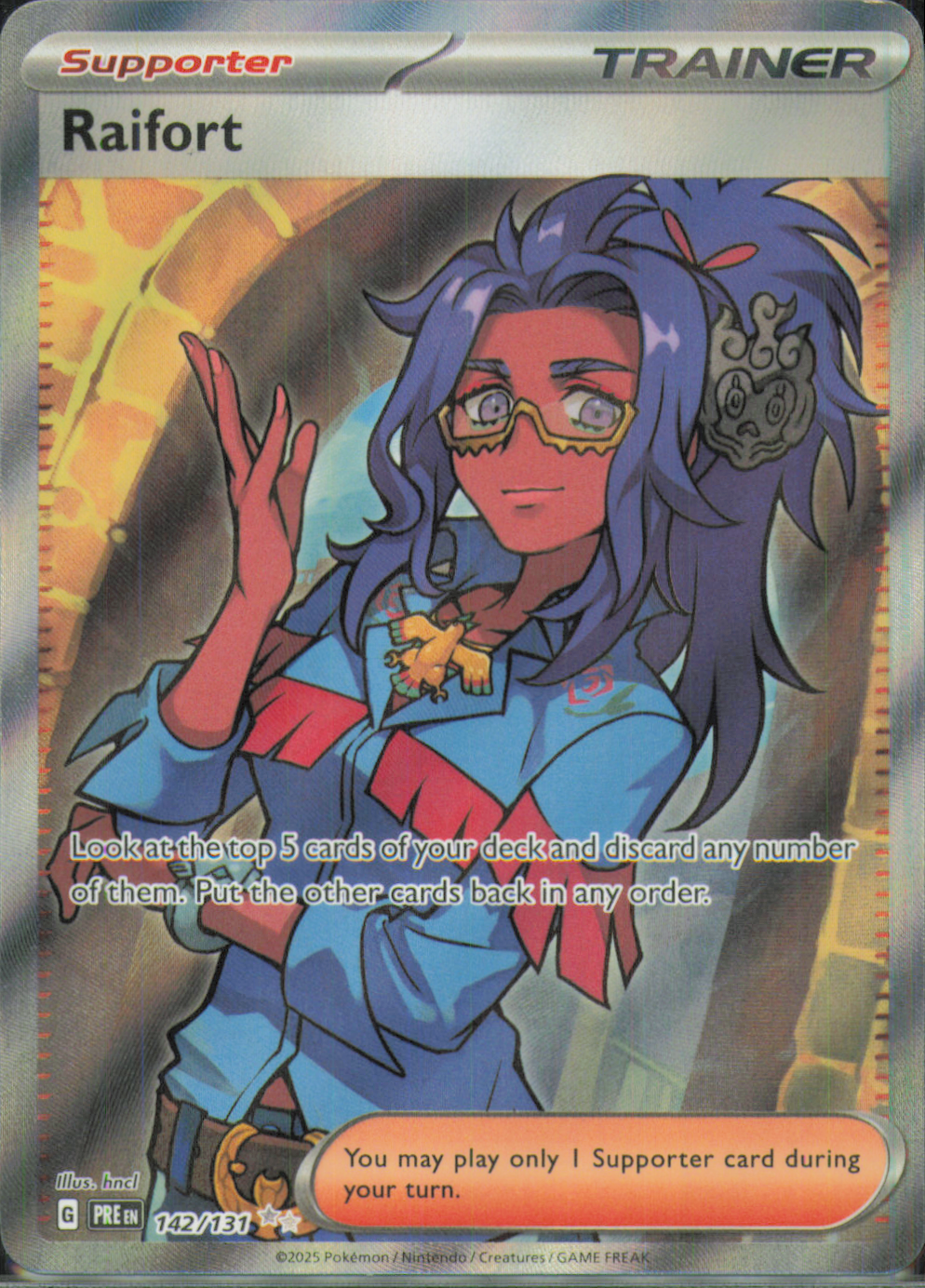 Raifort Ultra Rare SV: Prismatic Evolutions 142/131 NM
