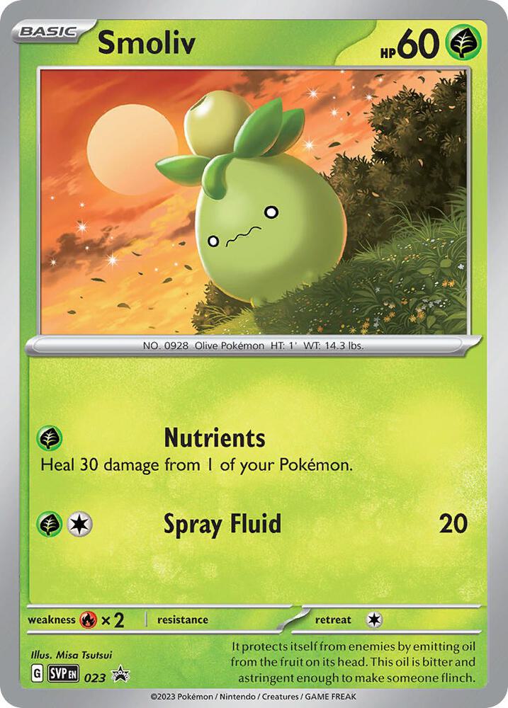Smoliv Promo SV: Scarlet & Violet Promo Cards 023 NM