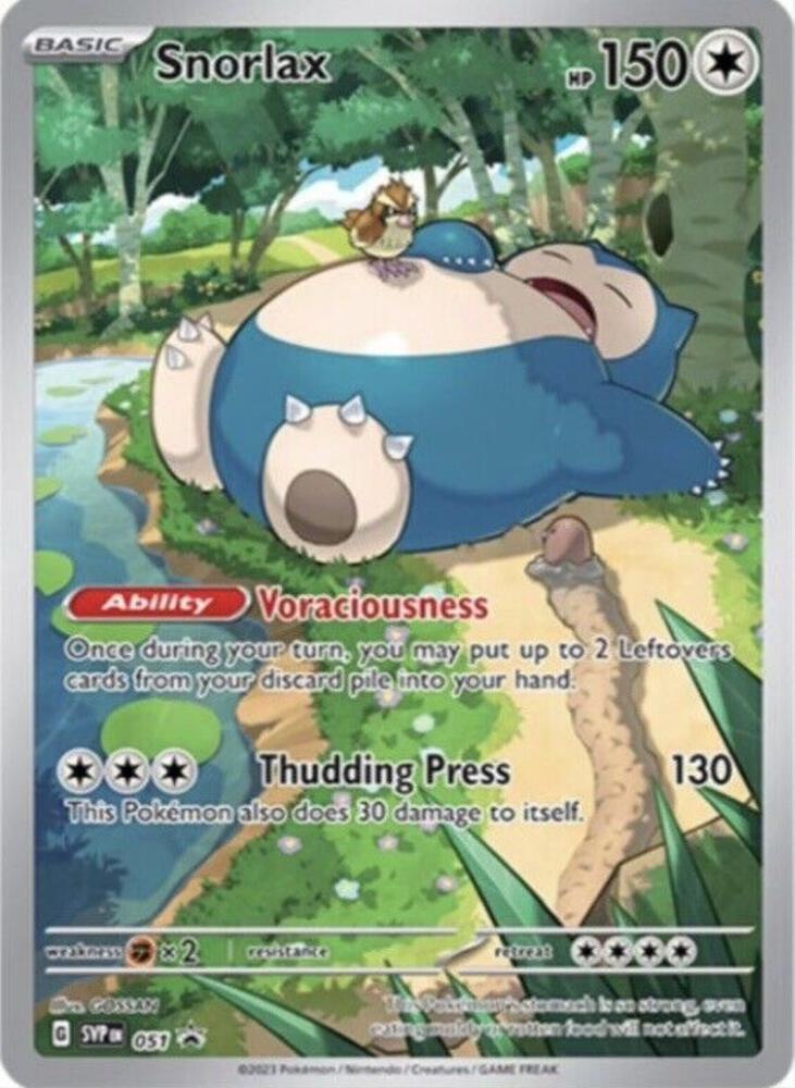 Snorlax Promo SV: Scarlet & Violet Promo Cards 051 NM