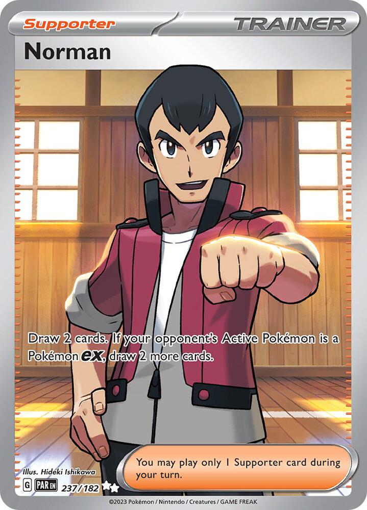 Norman Ultra Rare SV04: Paradox Rift 237/182 NM