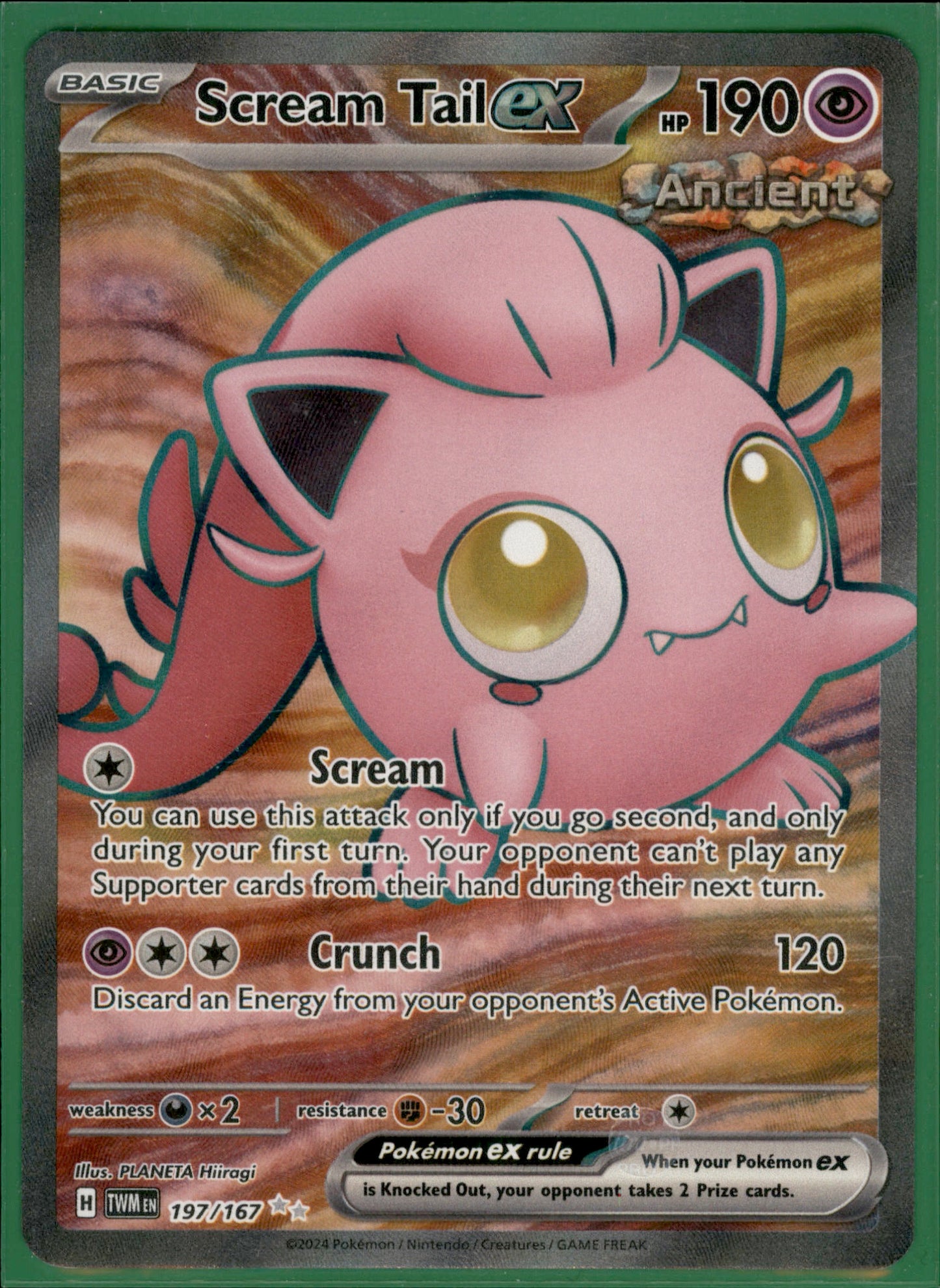 Scream Tail ex Ultra Rare SV06: Twilight Masquerade 197/167 NM