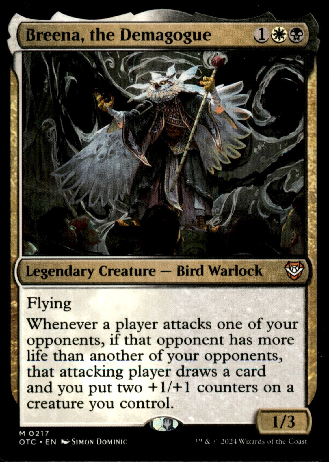 Breena, the Demagogue M Commander: Outlaws of Thunder Junction 217 NM