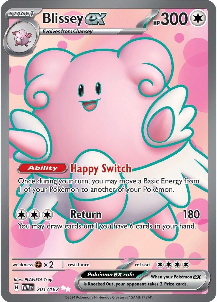 Blissey ex - Ultra Rare SV06: Twilight Masquerade 201/167 NM