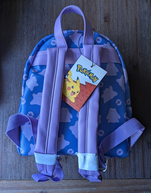 Brand New w/ Tag - Pokemon - Ditto All-Over-Print Mini Backpack