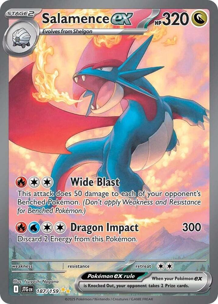 Salamence ex Special Illustration Rare SV09: Journey Together 187/159 NM