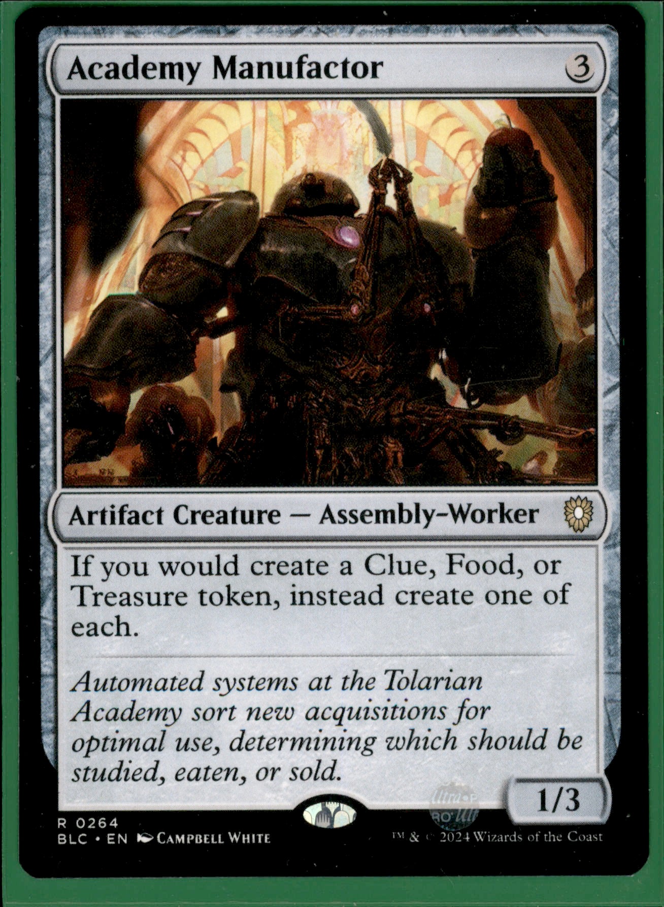 Academy Manufactor R Commander: Bloomburrow 264 NM
