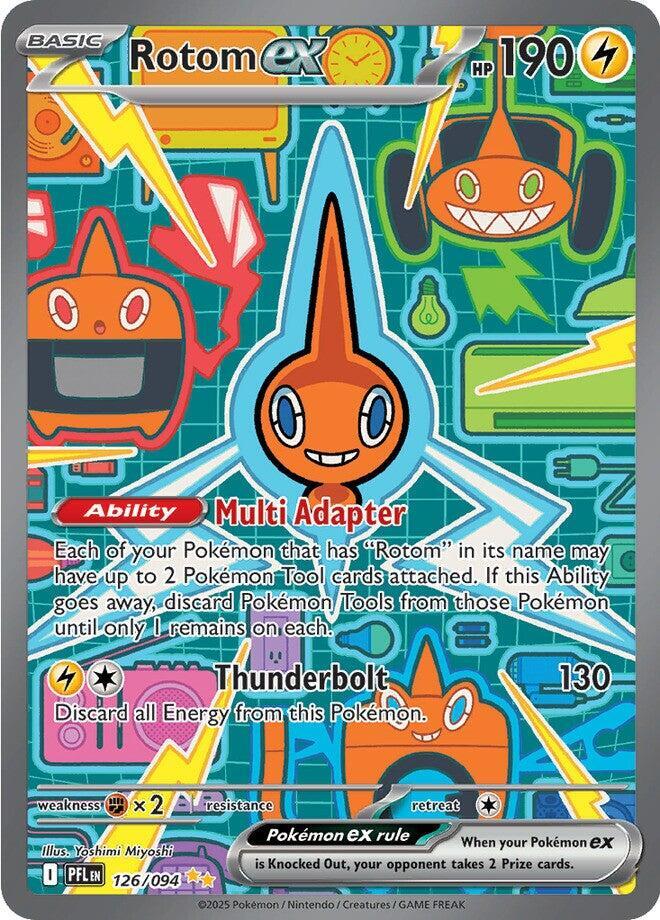 Rotom ex Special Illustration Rare ME02: Phantasmal Flames 126/094 NM