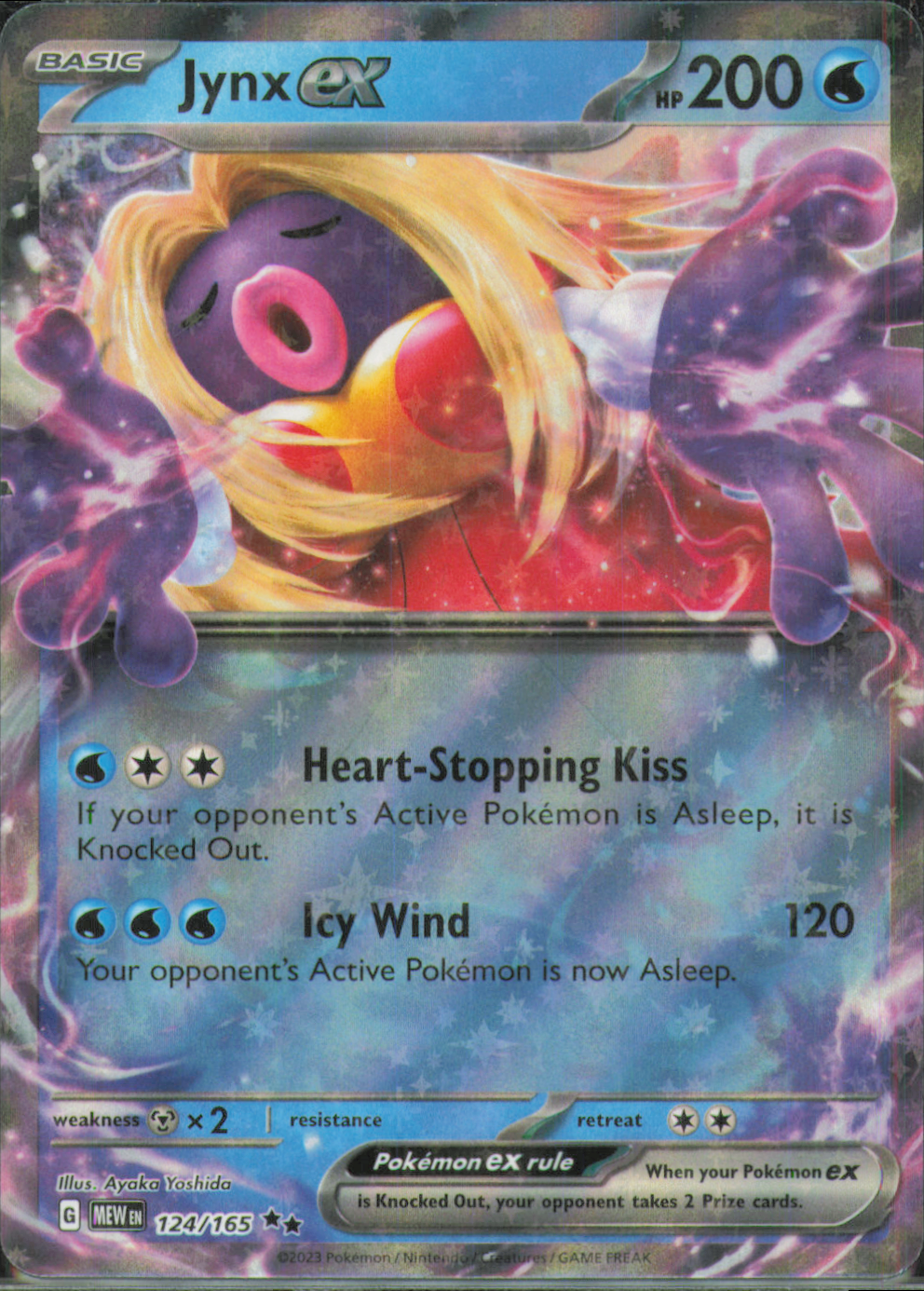 Jynx ex Double Rare SV: Scarlet & Violet 151 124/165 NM
