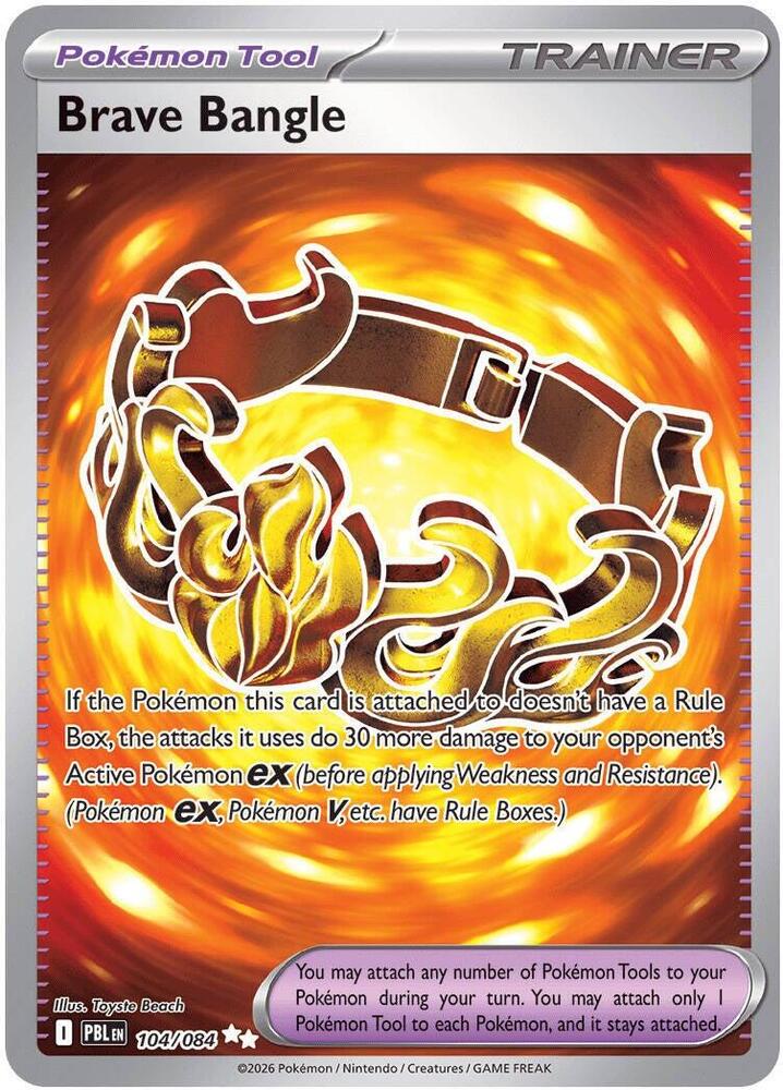 Brave Bangle Ultra Rare ME05: Pitch Black 104/084 NM