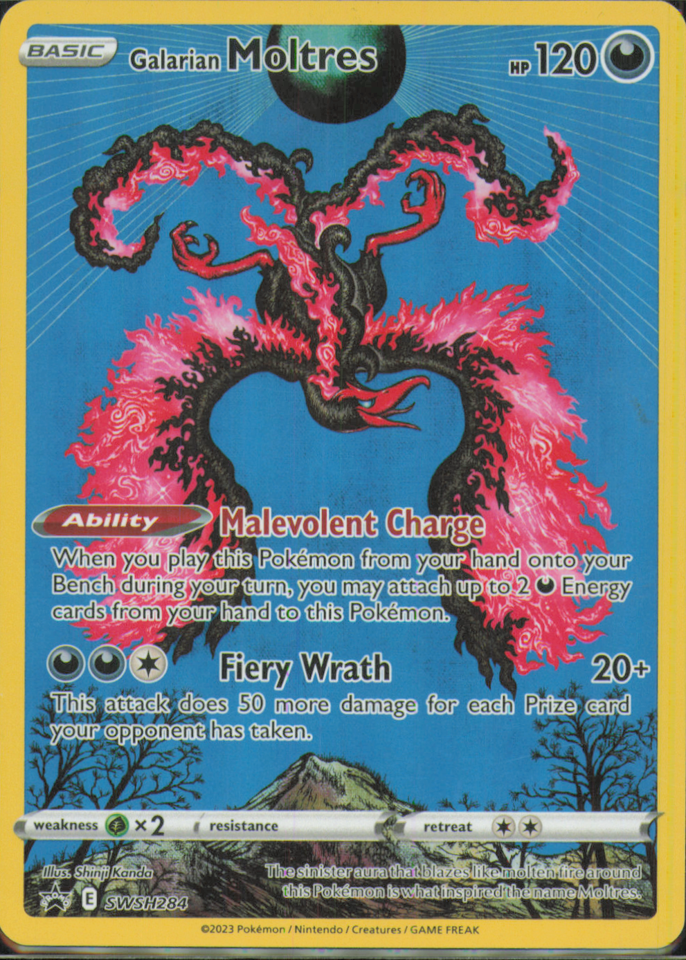 Galarian Moltres Promo SWSH: Sword & Shield Promo Cards SWSH284 NM