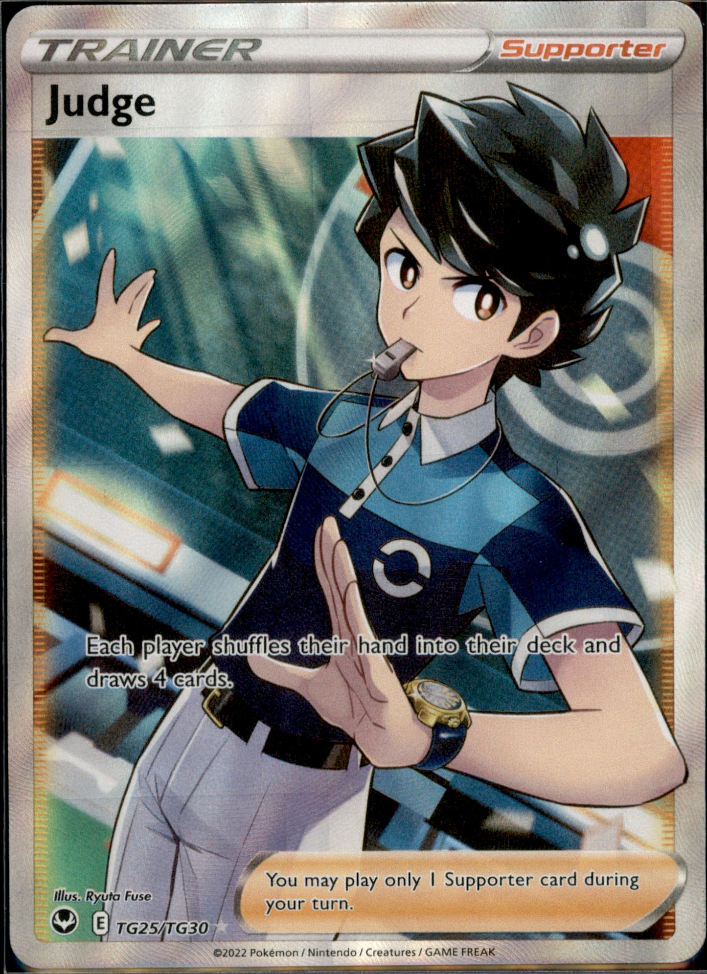 Judge Ultra Rare SWSH12: Silver Tempest Trainer Gallery TG25/TG30 NM