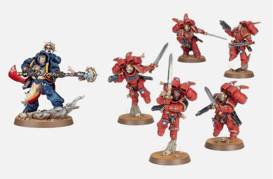 Armageddon - Space Marine Librarian + Vanguard Veteran Squad