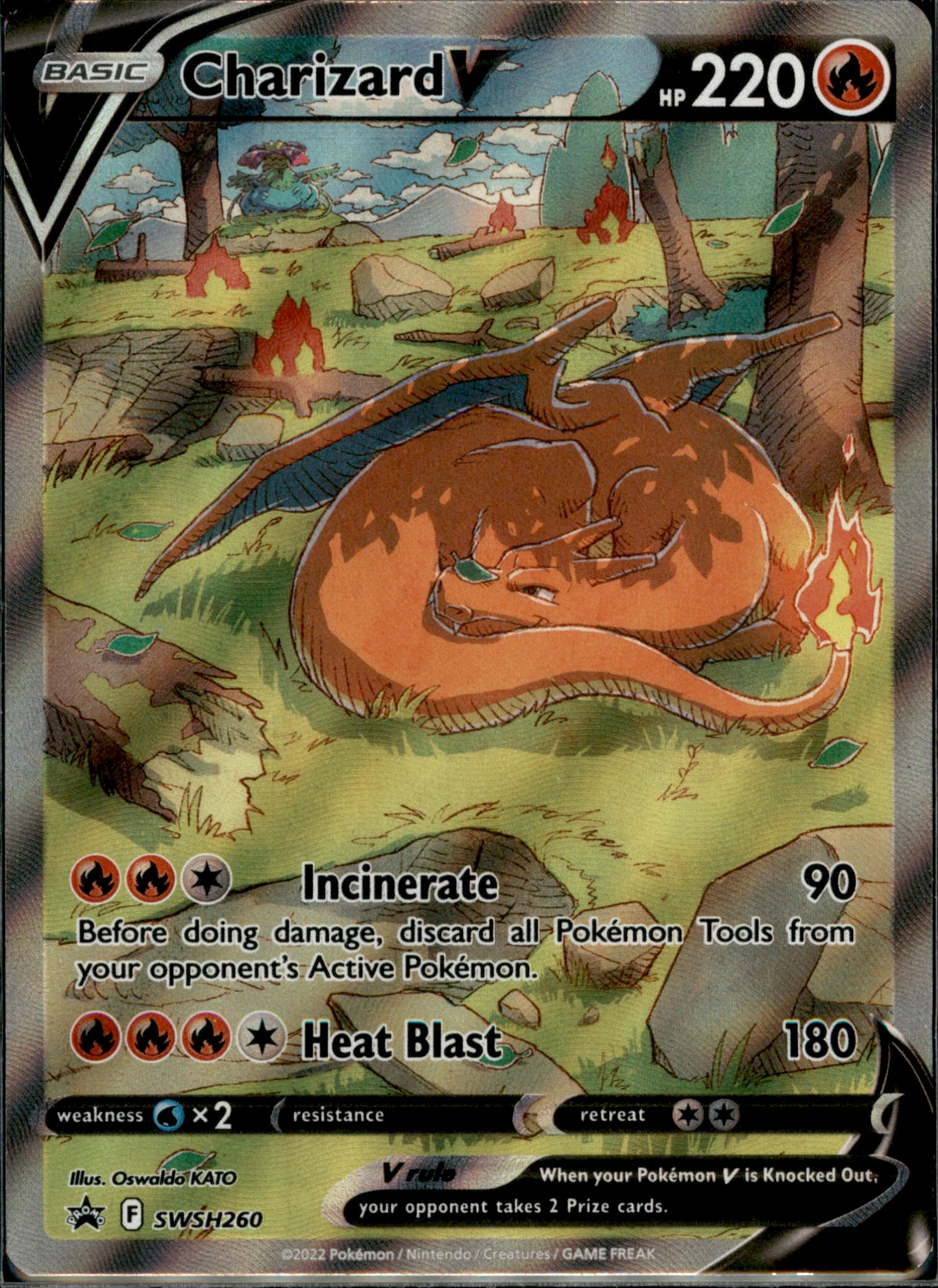 Charizard V - Promo SWSH: Sword & Shield Promo Cards SWSH260 NM