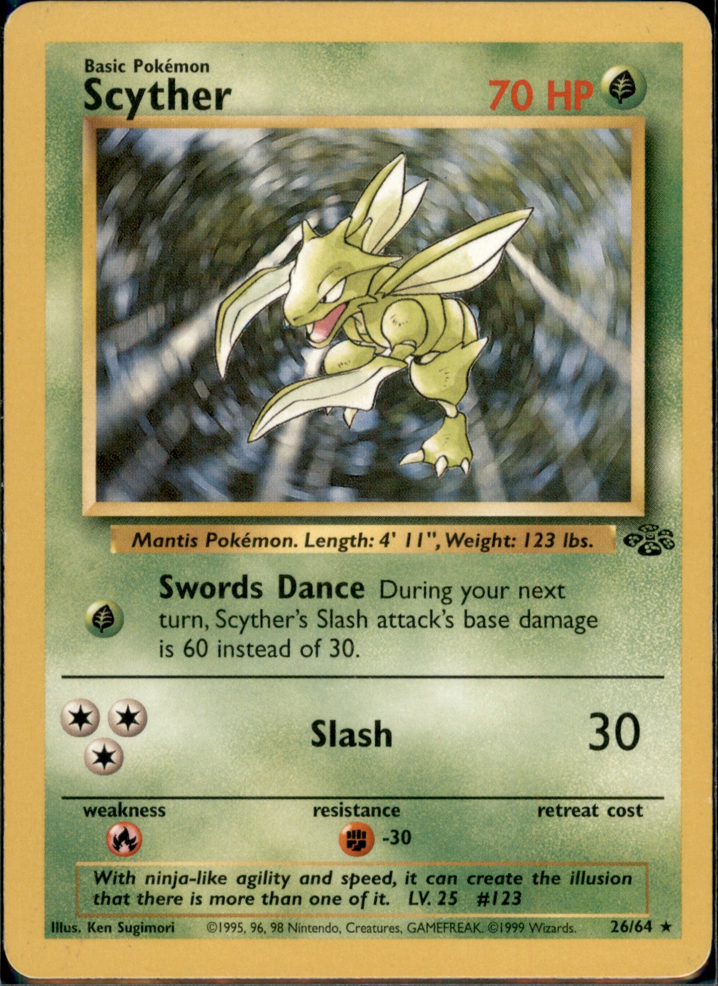 Scyther (26) Rare Jungle 26/64 LP