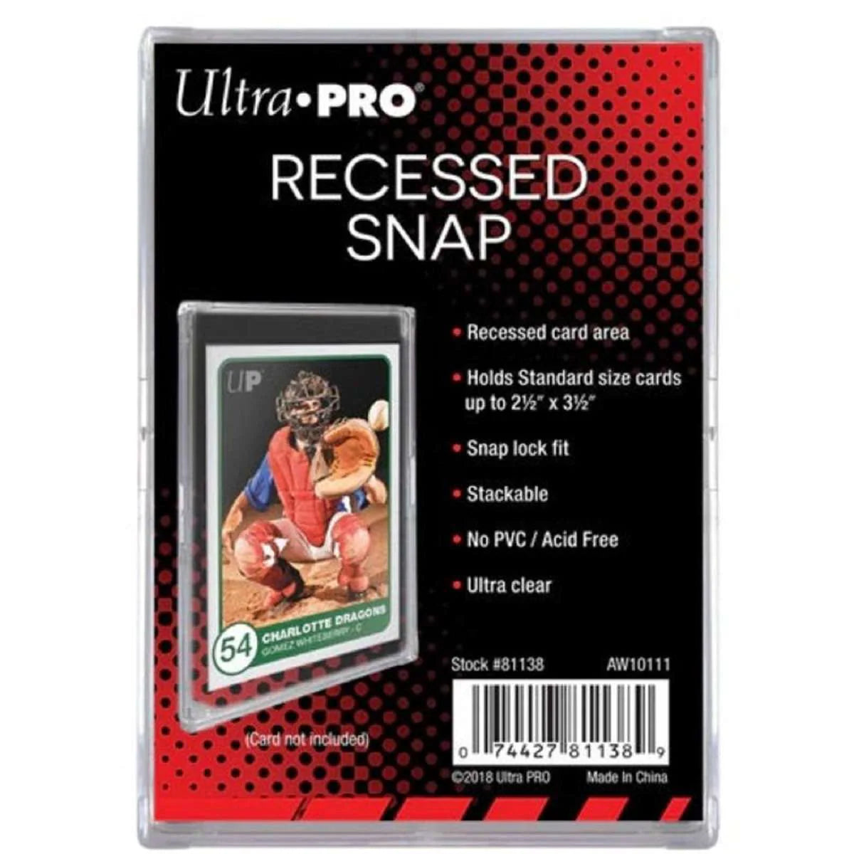 Ultra Pro Recessed Snap