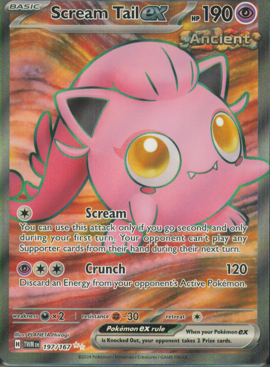 Scream Tail ex Ultra Rare SV06: Twilight Masquerade 197/167 NM