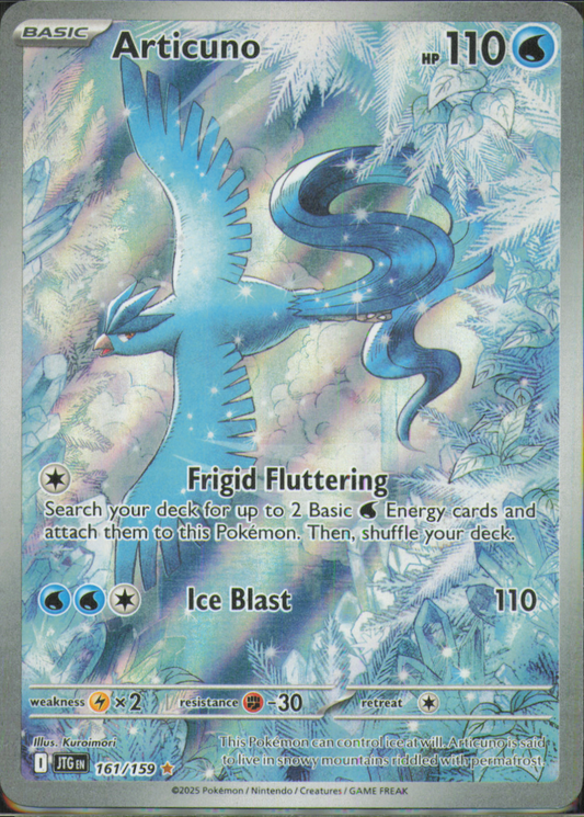 Articuno Illustration Rare SV09: Journey Together 161/159 NM