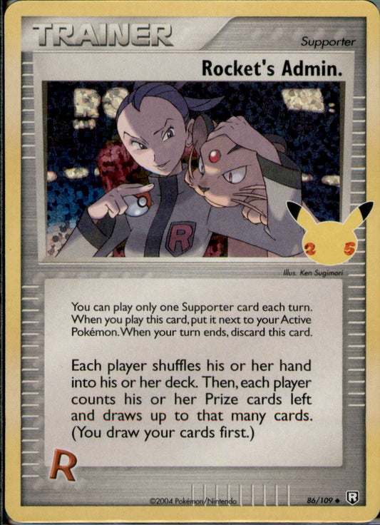 Rocket's Admin. Classic Collection Celebrations: Classic Collection 86/109 NM