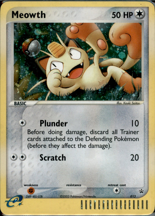 Meowth - (EX Series Collector's Tin) Promo Nintendo Promos 013 NM