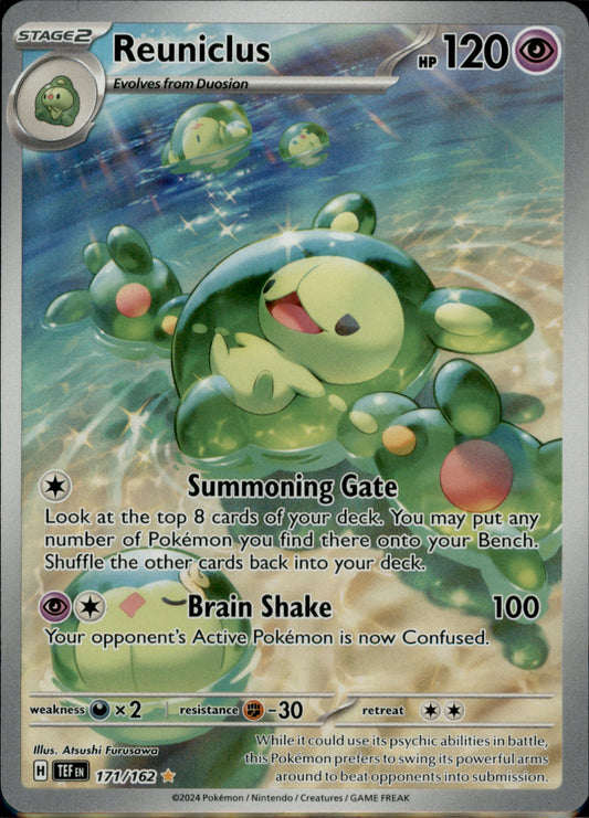 Reuniclus Illustration Rare SV05: Temporal Forces 171/162 NM