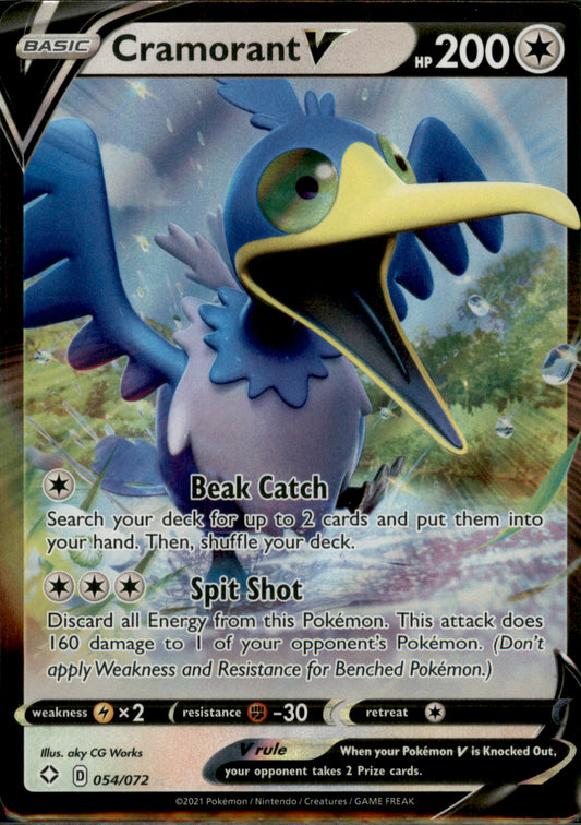 Cramorant V Ultra Rare Shining Fates 054/072 NM