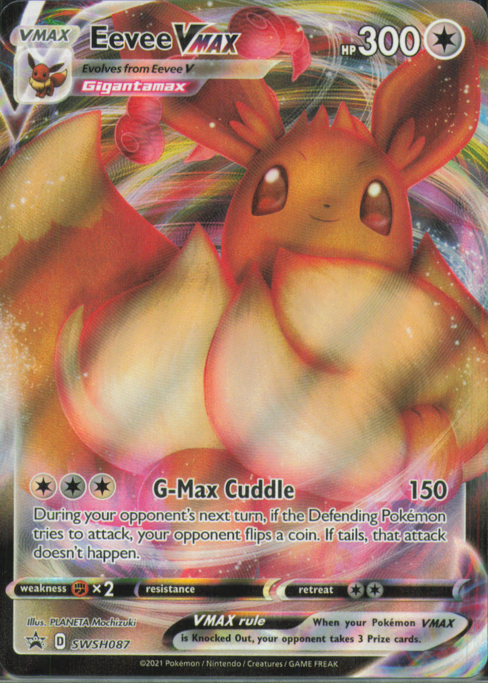 Eevee VMAX Promo SWSH: Sword & Shield Promo Cards SWSH087 NM