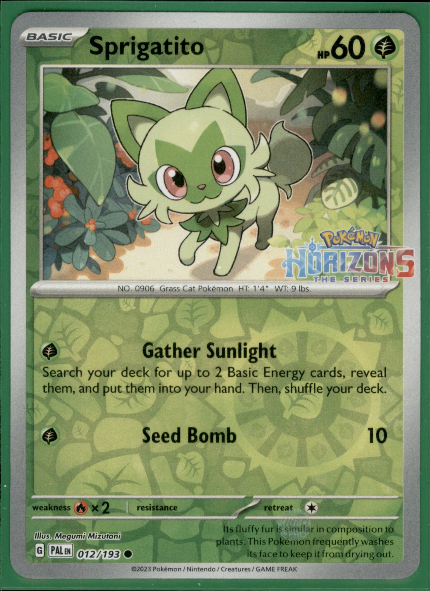 Sprigatito - Common Miscellaneous Cards & Products 012/193 NM