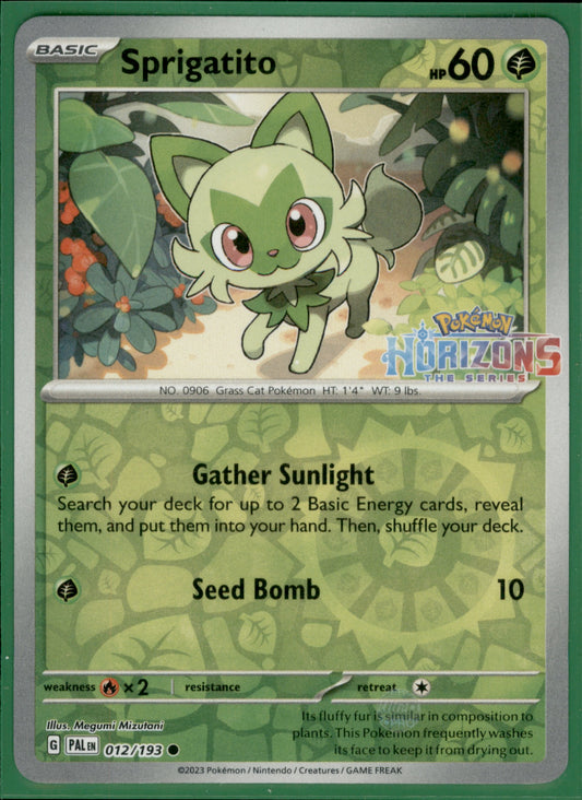 Sprigatito - Common Miscellaneous Cards & Products 012/193 NM