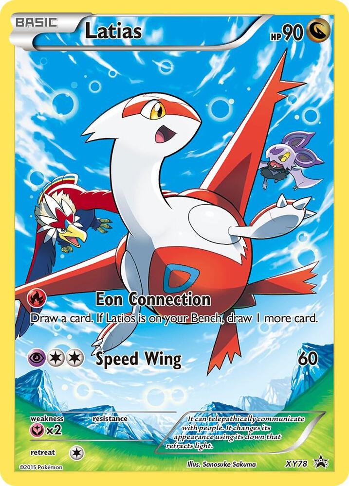 Latias (Full Art Promo) Promo XY Promos XY78 NM (Back)