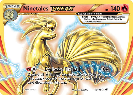 Ninetales BREAK Rare BREAK XY - Evolutions 16/108 NM