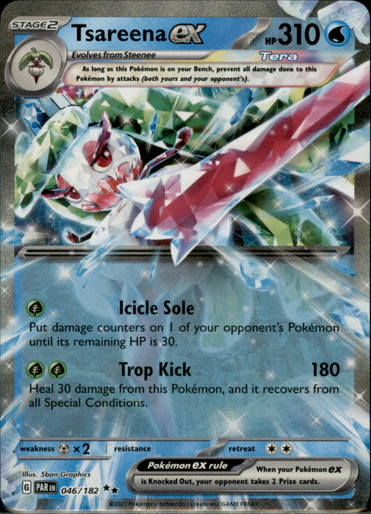 Tsareena ex Double Rare SV04: Paradox Rift 046/182 NM