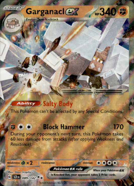 Garganacl ex Double Rare SV07: Stellar Crown 089/142 NM