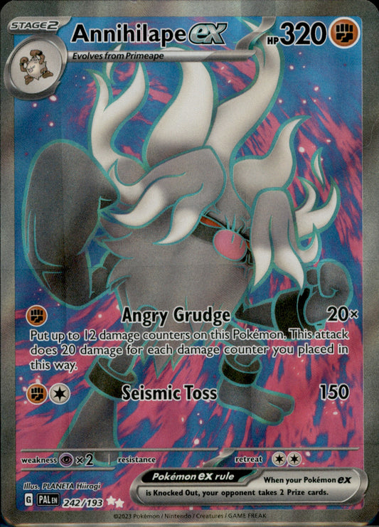 Annihilape ex Ultra Rare SV02: Paldea Evolved 242/193 NM