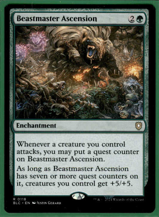 Beastmaster Ascension R Commander: Bloomburrow 118 NM