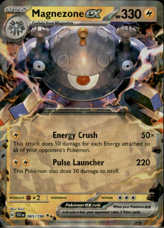 Magnezone ex Double Rare SV01: Scarlet & Violet Base Set 065/198 NM