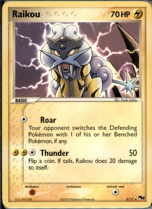 Raikou Rare POP Series 2 003/017 NM