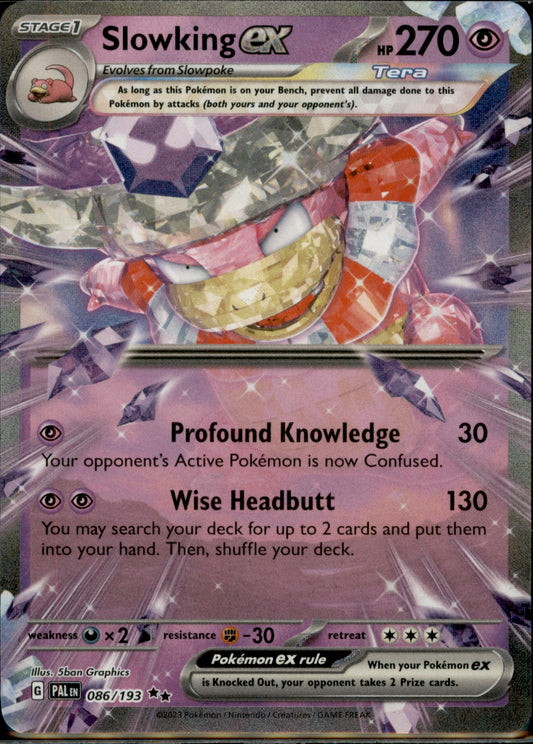Slowking ex Double Rare SV02: Paldea Evolved 086/193 NM