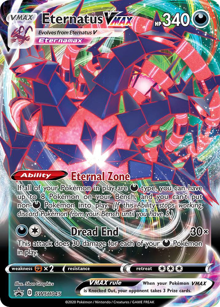 Eternatus VMAX Promo SWSH: Sword & Shield Promo Cards SWSH045 NM