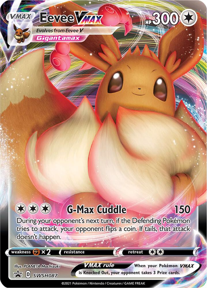Eevee VMAX - Promo SWSH: Sword & Shield Promo Cards SWSH087 NM (Back)
