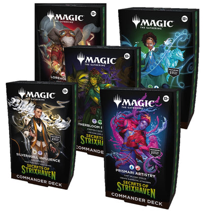 Magic: The Gathering - Secrets of Strixhaven - Full Commander Set