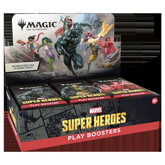 Magic: The Gathering - Marvel Super Heroes - Play Booster Display - Pre-Order