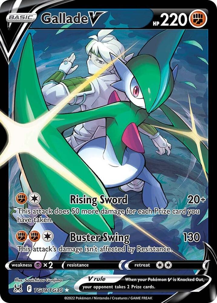 Gallade V Ultra Rare SWSH11: Lost Origin Trainer Gallery TG19/TG30 NM