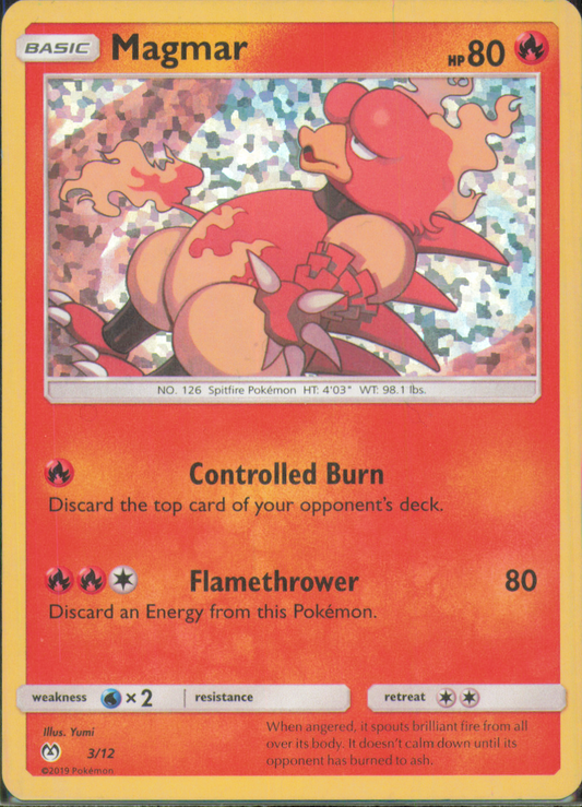 Magmar - 3/12 Promo McDonald's Promos 2019 003/012 LP