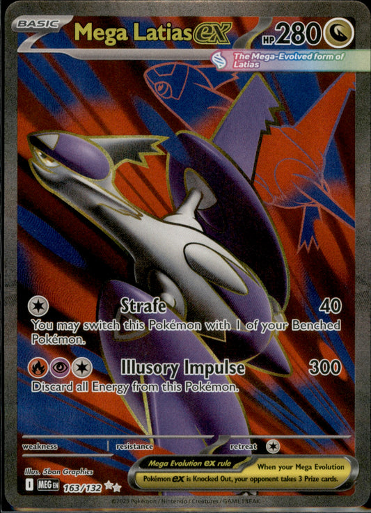 Mega Latias ex Ultra Rare ME01: Mega Evolution 163/132 NM