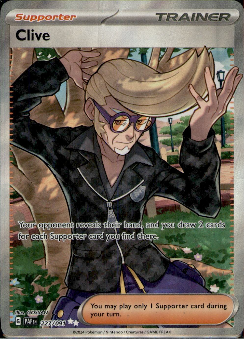 Clive Ultra Rare SV: Paldean Fates 227/091 NM