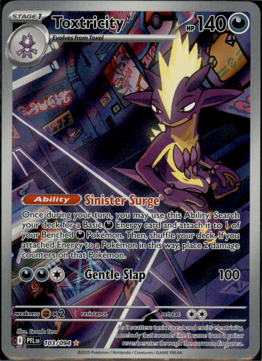 Toxtricity Illustration Rare ME02: Phantasmal Flames 103/094 NM