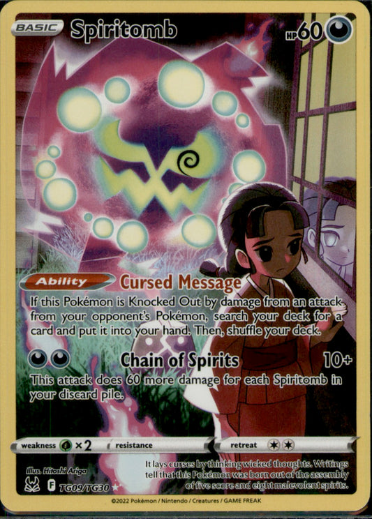 Spiritomb Ultra Rare SWSH11: Lost Origin Trainer Gallery TG09/TG30 NM