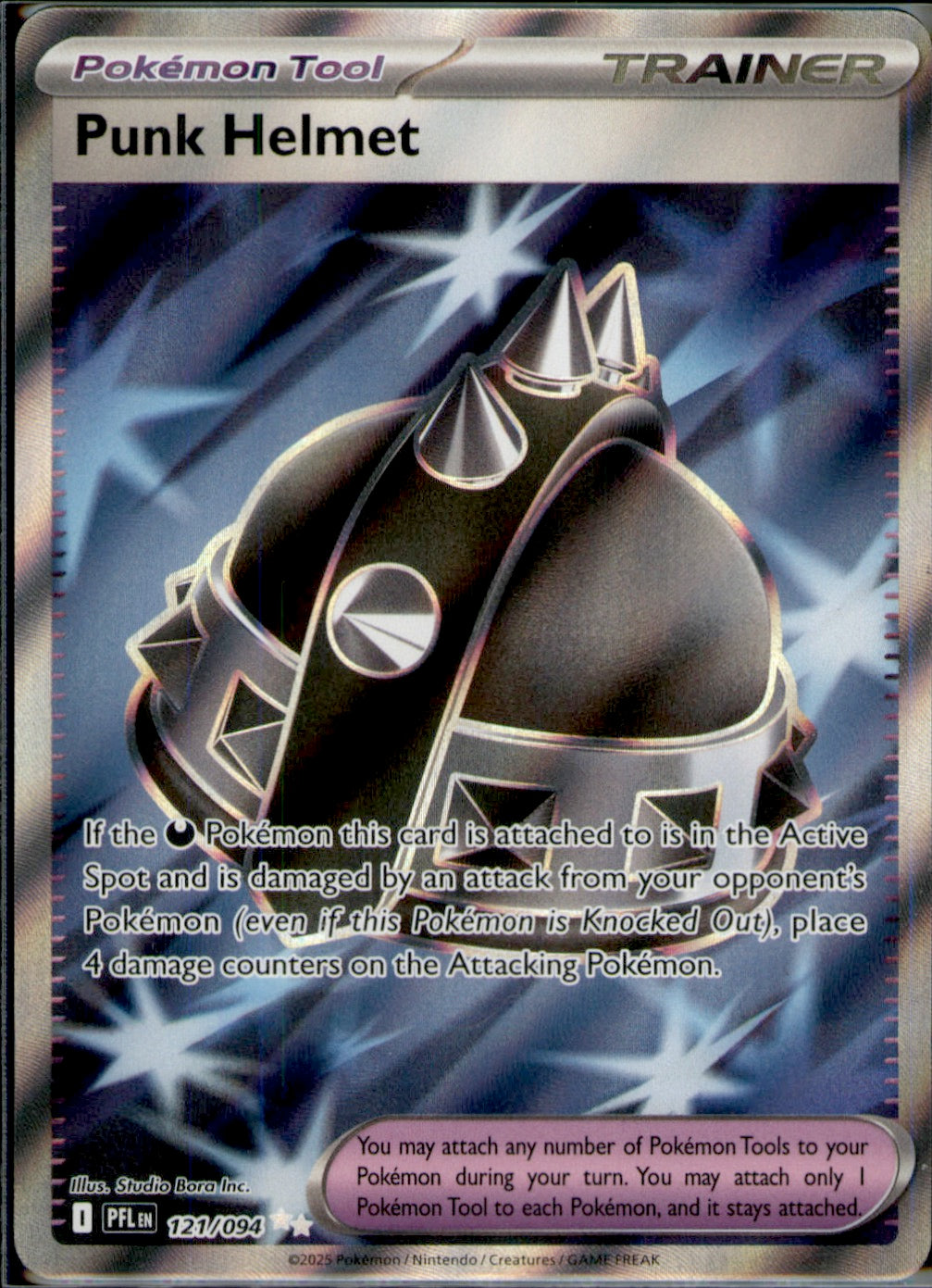 Punk Helmet Ultra Rare ME02: Phantasmal Flames 121/094 NM