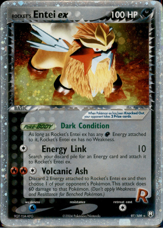 Rocket's Entei ex Ultra Rare Team Rocket Returns 97/109 HP