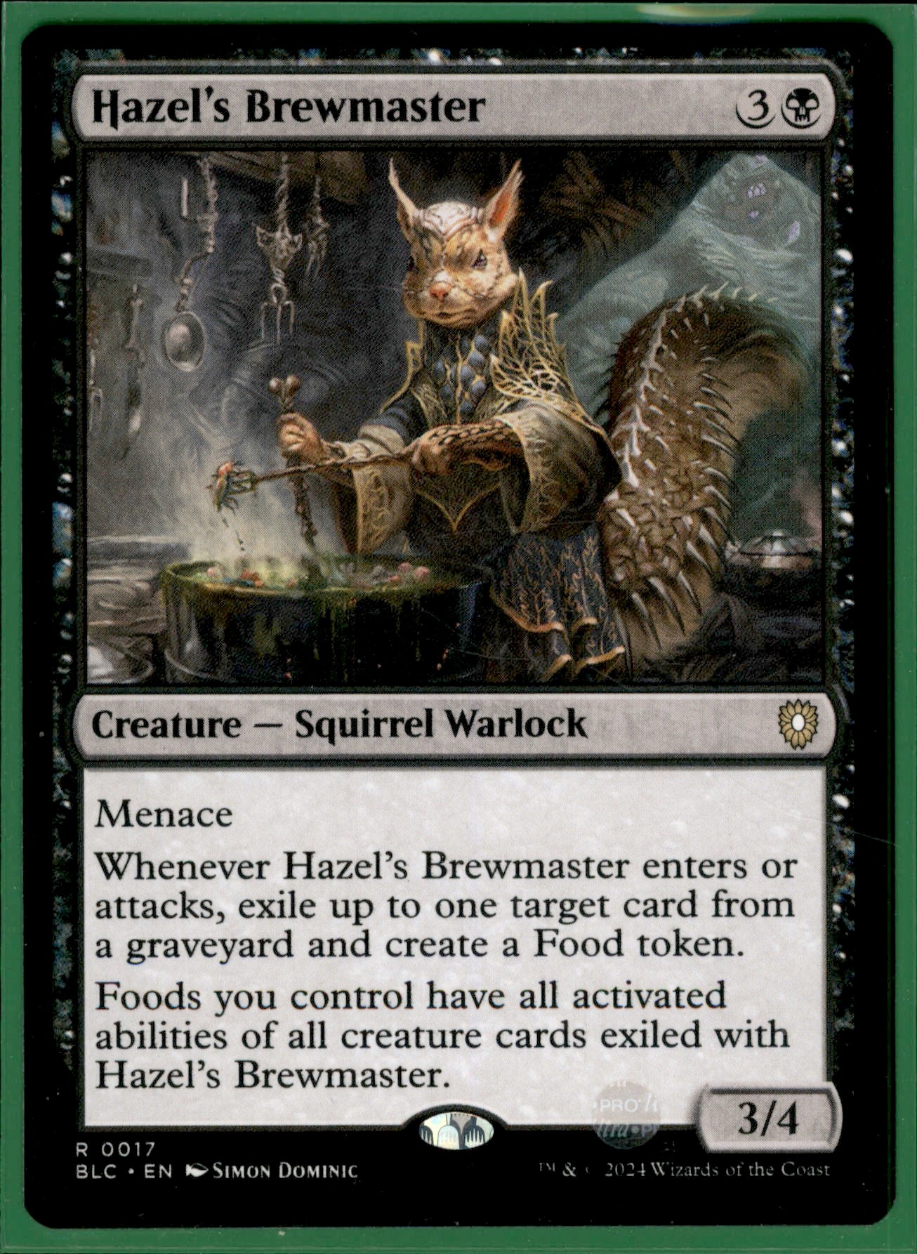 Hazel's Brewmaster R Commander: Bloomburrow 17 NM